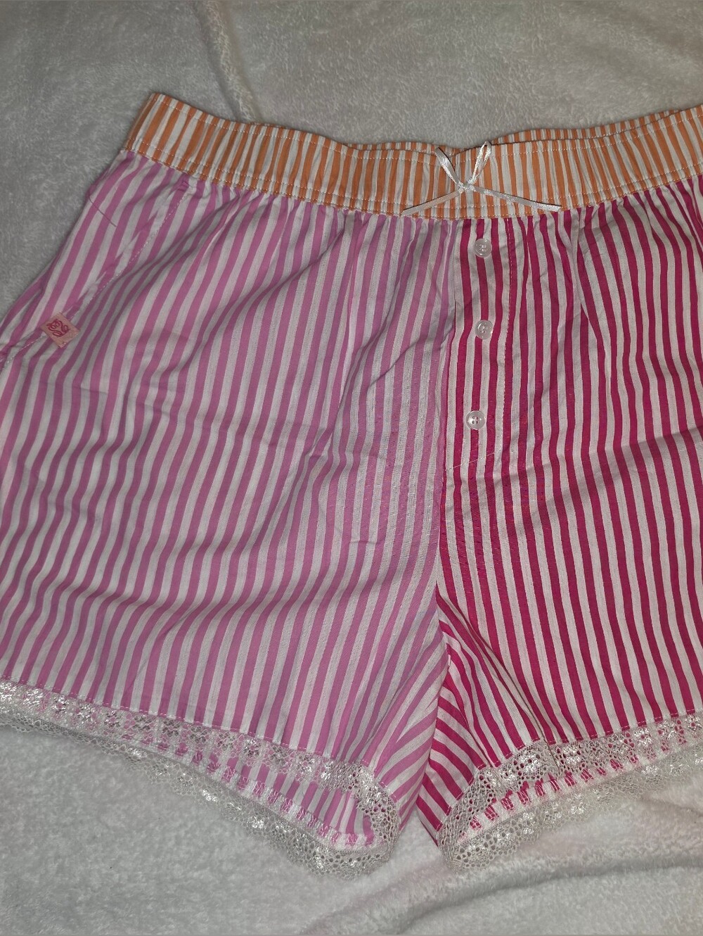 Simply Southern Pink & Orange Striped Sleep ShortsAnother! BNWOT!